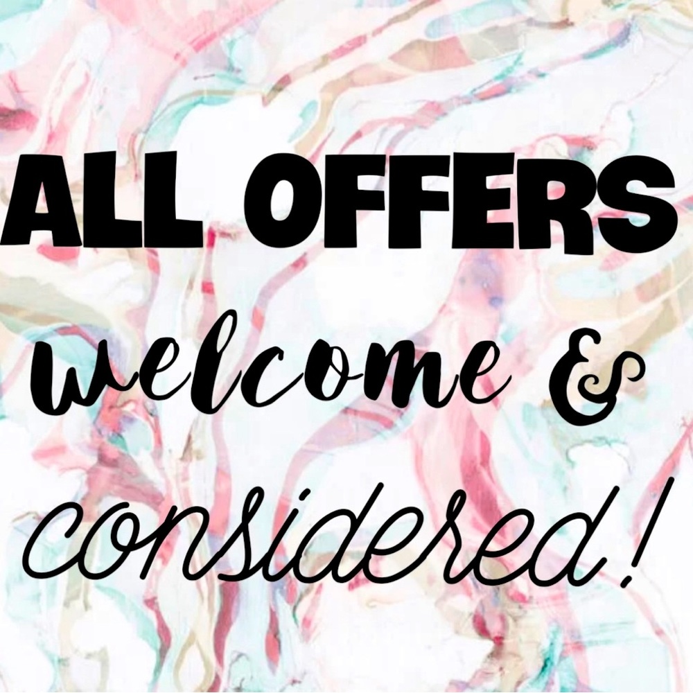 ALL offers welcomed & considered